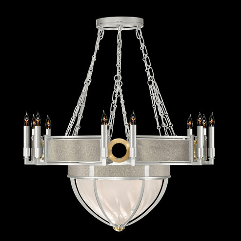 Mirage 15 Light Chandelier in Silver Leaf/Brass/Coco (48|100037-412)
