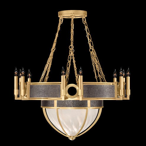 Mirage 15 Light Chandelier in Gold Leaf/Brass/Pebble (48|100037-311)