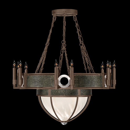 Mirage 15 Light Chandelier in Bronze/Nickel/Black Knight (48|100037-223)