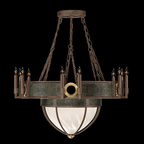 Mirage 15 Light Chandelier in Bronze/Brass/Black Knight (48|100037-213)