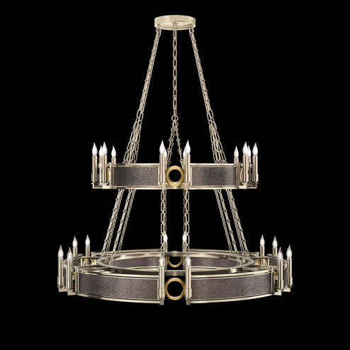 Mirage 24 Light Chandelier in Champagne/Brass/Pebble (48|100036-611)