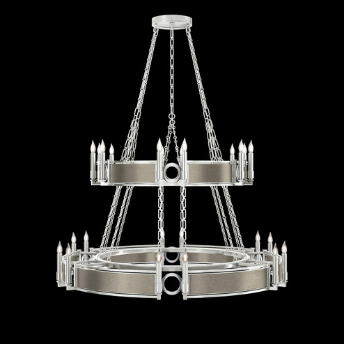 Mirage 24 Light Chandelier in Silver Leaf/Nickel/Coco (48|100036-422)