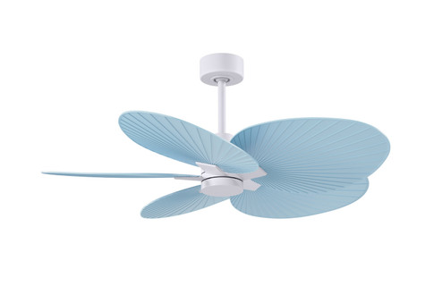 Alessandra Tropical 48'' Ceiling Fan in Matte White (101|AKTP-MWH-BL)