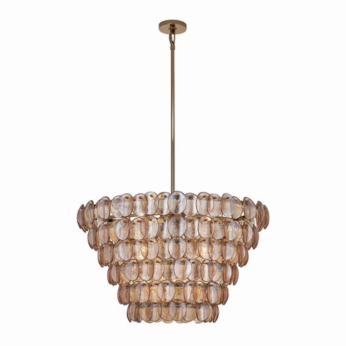 Uroko 14 Light Pendant in Polished Winter Brass (33|524656PWB)