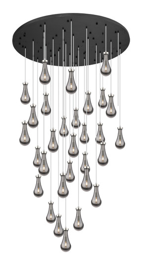 Downtown Urban 31 Light Pendant in Brushed Brass (405|160BK-451-1P-BB-G451-5CL-20)