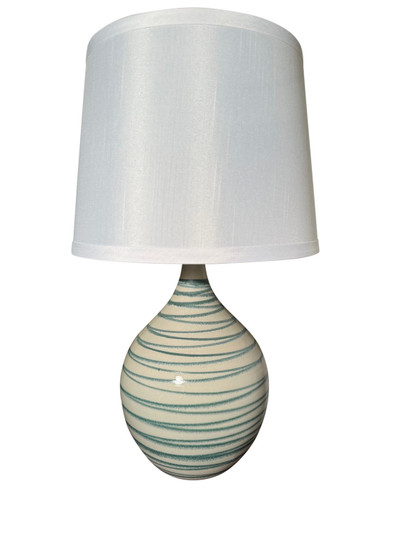 Scatchard One Light Table Lamp in Emerald Wave (30|GS202-EW)