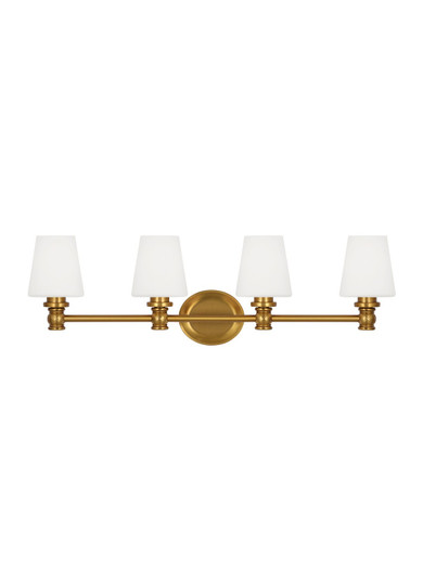 Xavierre Four Light Vanity in Burnished Brass (454|VS22104BBS)