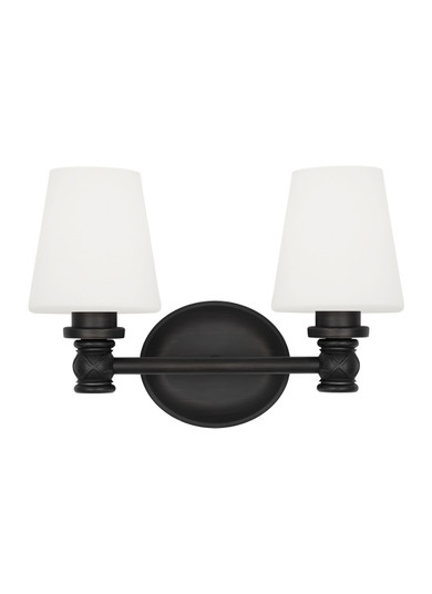 Xavierre Two Light Vanity in Aged Iron (454|VS22102AI)
