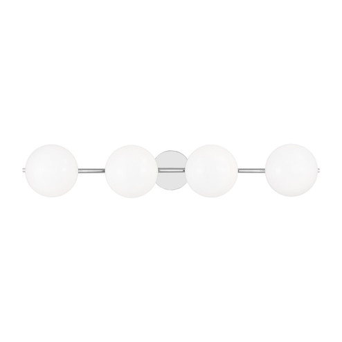 Lune Four Light Vanity in Chrome (454|EV1014CH)