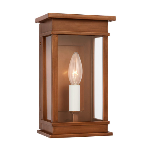 Cupertino One Light Wall Lantern in Natural Copper (454|CO1511NCP)