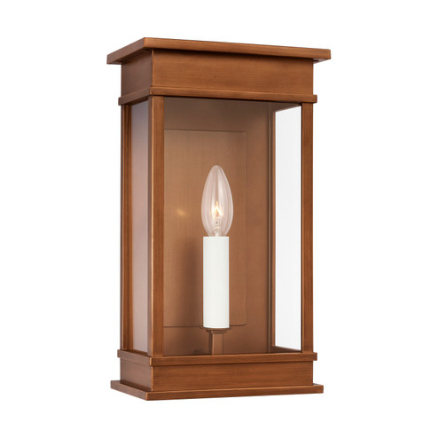 Cupertino One Light Wall Lantern in Natural Copper (454|CO1501NCP)