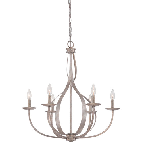 Serenity Six Light Chandelier in Italian Fresco (10|SER5006IF)