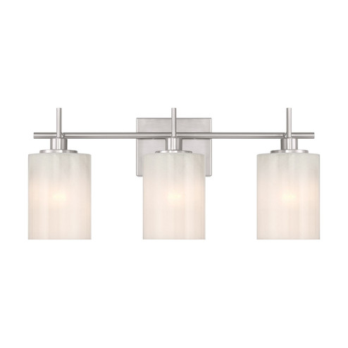 Three Light Bathroom Vanity in Brushed Nickel (446|M80084BN)