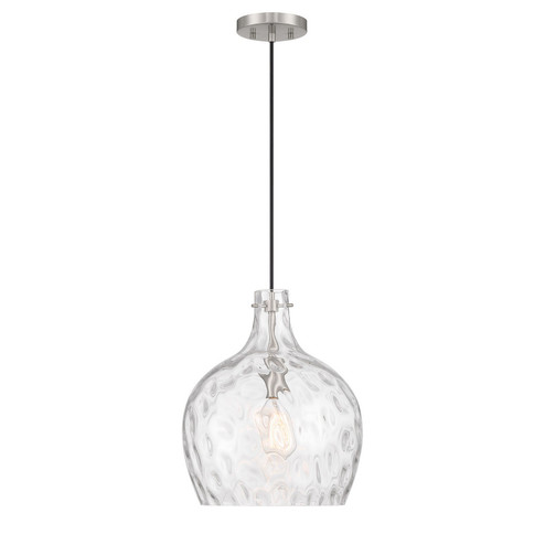 One Light Pendant in Brushed Nickel (446|M7053BN)