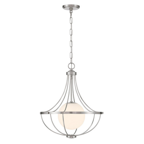 One Light Pendant in Brushed Nickel (446|M7047BN)