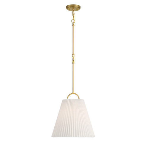 One Light Pendant in Natural Brass (446|M7045NB)