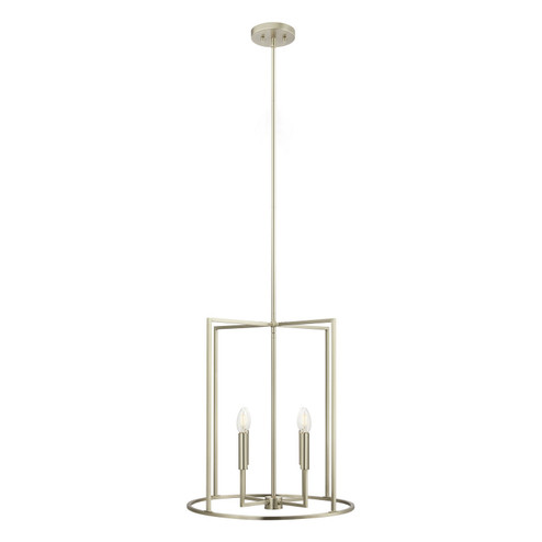 Four Light Pendant in Brushed Nickel (446|M7044BN)