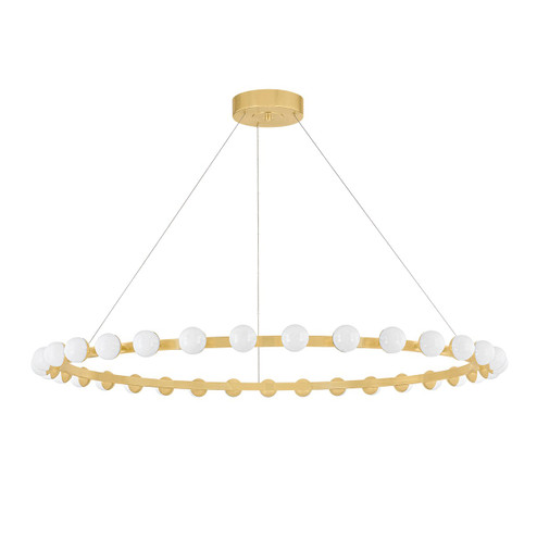 Linus LED Chandelier in Vintage Brass (68|484-60-VB)