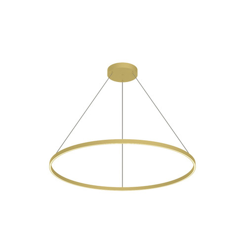 Cerchio LED Pendant in Brushed Gold (347|PD87148-BG-UNV-010)