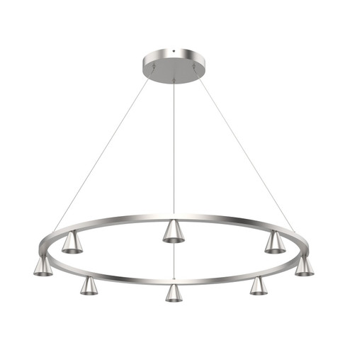 Dune LED Chandelier in Brushed Nickel (347|CH19933-BN-UNV)