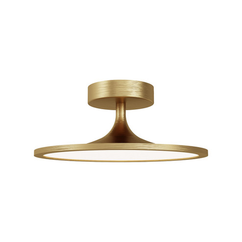 Issa LED Semi Flush Mount in Brushed Gold (452|SF418012BG-UNV)