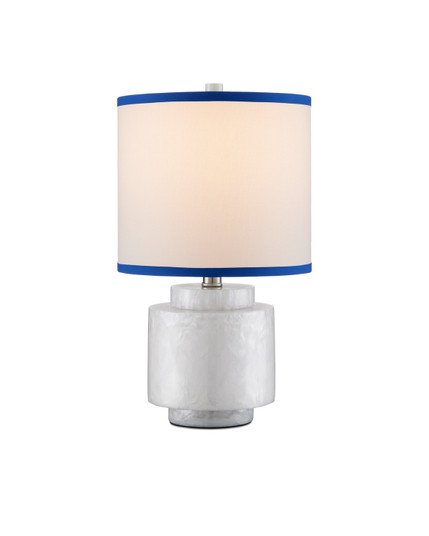 Beryl Collection One Light Table Lamp in White Swirl (142|6000-1002)