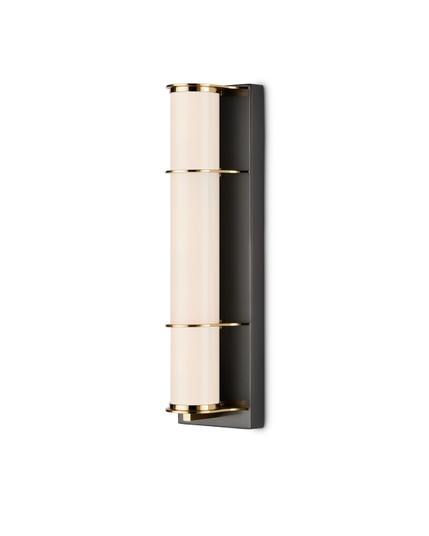 Blaine One Light Bath Wall Sconce in Oil Rubbed Bronze/Polished Brass/White (142|5800-0063)
