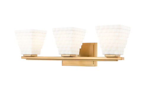 Annalise Three Light Vanity in Modern Gold (224|7514-3V-MGLD)