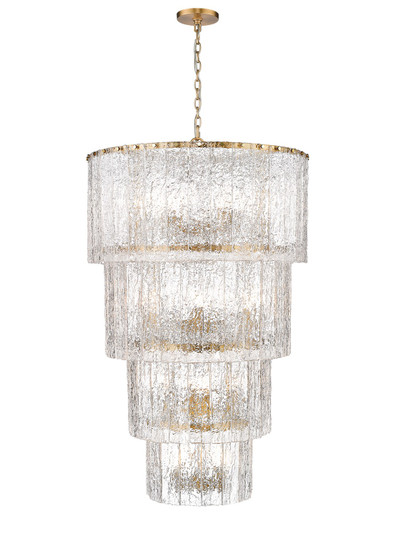 Glacier 18 Light Chandelier in Modern Gold (224|1943-48MGLD)