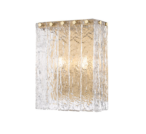 Glacier Two Light Wall Sconce in Modern Gold (224|1943-2S-MGLD)