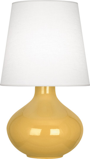 June One Light Table Lamp in Sunset Yellow Glazed Ceramic (165|SU993)
