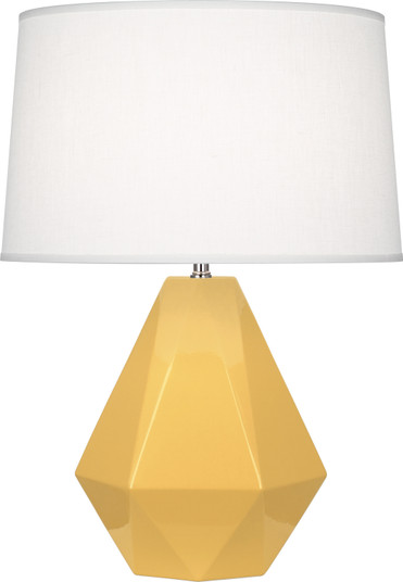 Delta One Light Table Lamp in Sunset Yellow Glazed Ceramic (165|SU930)
