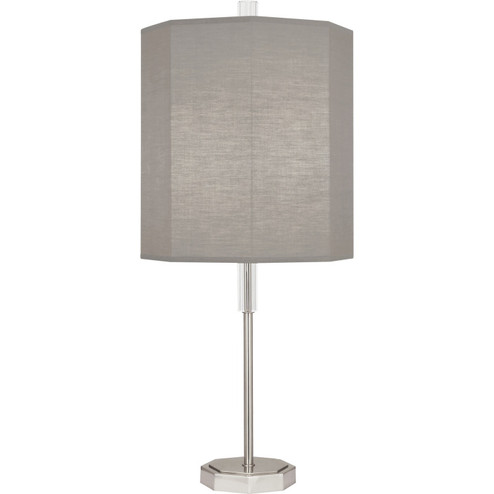 Kate One Light Table Lamp in Polished Nickel w/ Clear Crystal (165|SG05)