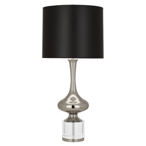 Jeannie One Light Table Lamp in Polished Nickel w/ Clear Crystal (165|S209B)