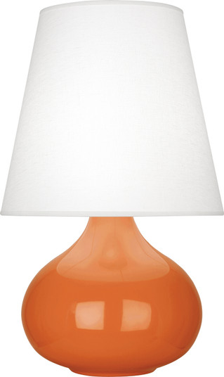 Small June One Light Accent Lamp in Pumpkin Glazed Ceramic (165|PM93)