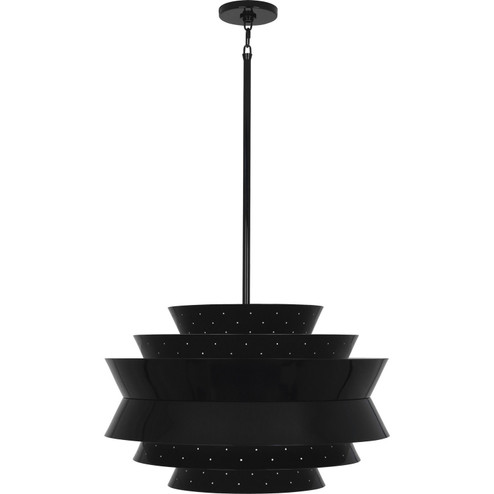 Pierce Three Light Pendant in Piano Black Gloss (165|PB983)