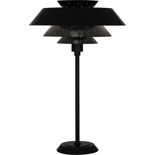 Pierce One Light Table Lamp in Piano Black Gloss (165|PB780)