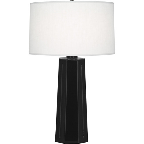 Mason One Light Table Lamp in Obsidian Glazed Ceramic (165|OS960)