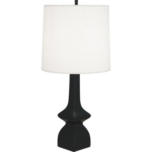 Jasmine One Light Table Lamp in Matte Obsidian Glazed Ceramic (165|MOS10)