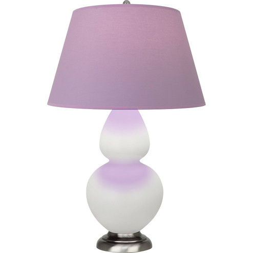 Double Gourd One Light Table Lamp in Matte Lily Glazed Ceramic w/Antique Silver (165|MLY59L)