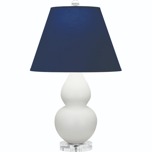Small Double Gourd One Light Accent Lamp in Matte Lily Glazed Ceramic w/Lucite (165|MLY53N)