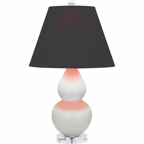 Small Double Gourd One Light Accent Lamp in Matte Lily Glazed Ceramic w/Lucite (165|MLY53K)