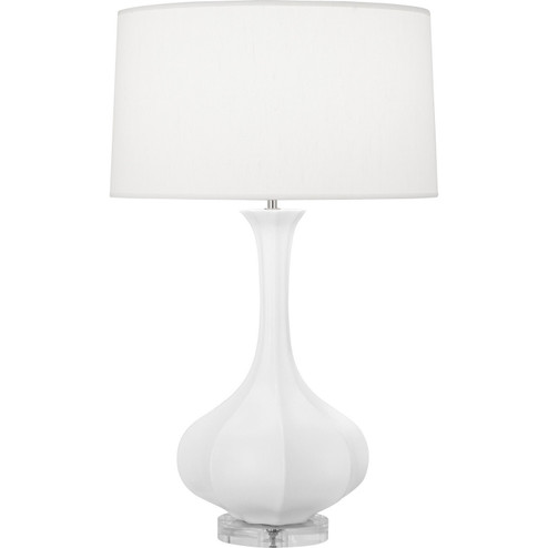 Pike One Light Table Lamp in Matte Daisy Glazed Ceramic w/Lucite (165|MDY96)