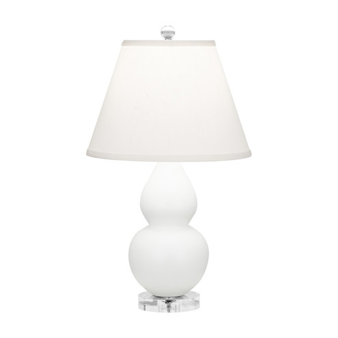 Small Double Gourd One Light Accent Lamp in Matte Daisy Glazed Ceramic w/Lucite (165|MDY53)