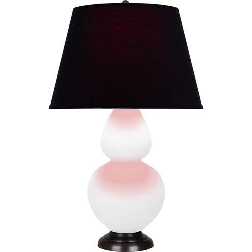 Double Gourd One Light Table Lamp in Matte Daisy Glazed Ceramic w/Deep Patina Bronze (165|MDY21K)