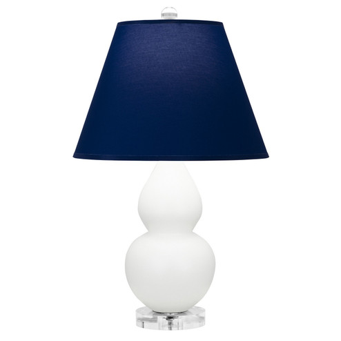 Small Double Gourd One Light Accent Lamp in Matte Daisy Glazed Ceramic w/Lucite (165|MDY13N)