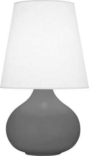 Small June One Light Accent Lamp in Matte Ash Glazed Ceramic (165|MCR93)