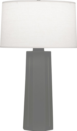 Mason One Light Table Lamp in Matte Ash Glazed Ceramic (165|MCR60)