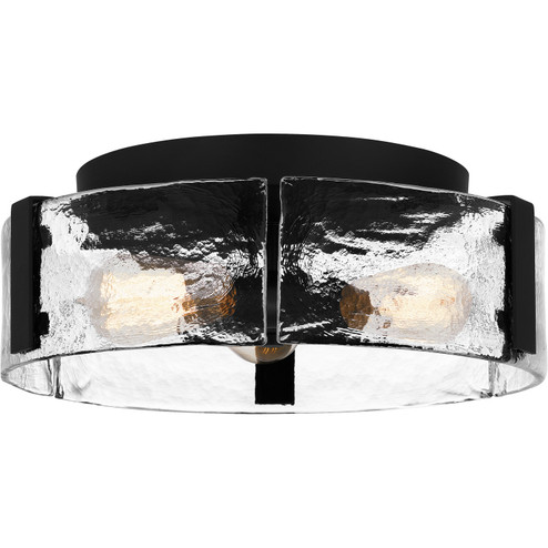 Quoizel Flush Mount Three Light Flush Mount in Matte Black (10|QFL5636MBK)