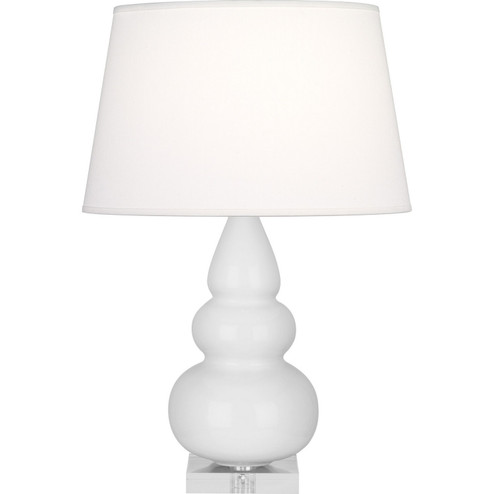Small Triple Gourd One Light Accent Lamp in Daisy Glazed Ceramic w/Lucite (165|DY33X)